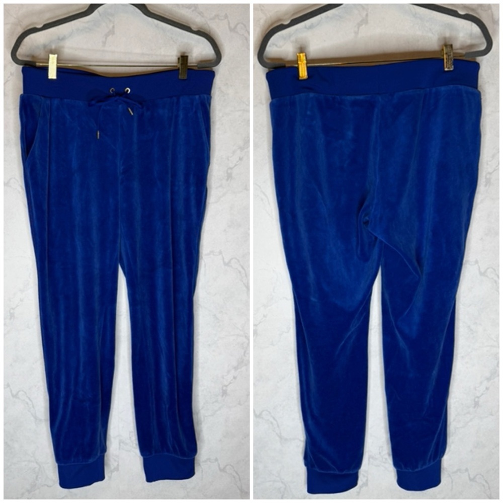 Juicy couture blue velour tracksuit 2 piece matching set - Picture 2 of 8